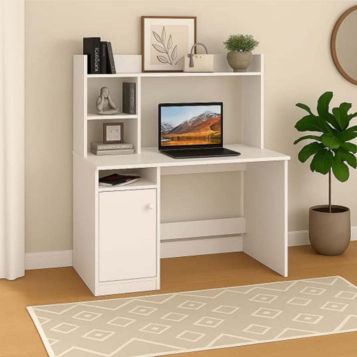 Office Table With Extra Storage